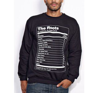 The Roots "No Preservatives" Fleece Pullover Band Sweatshirt M